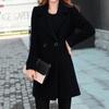 Женское пальто с длинными рукавами, сохраняющее тепло, кардиган, женское пальто средней длины для свиданий