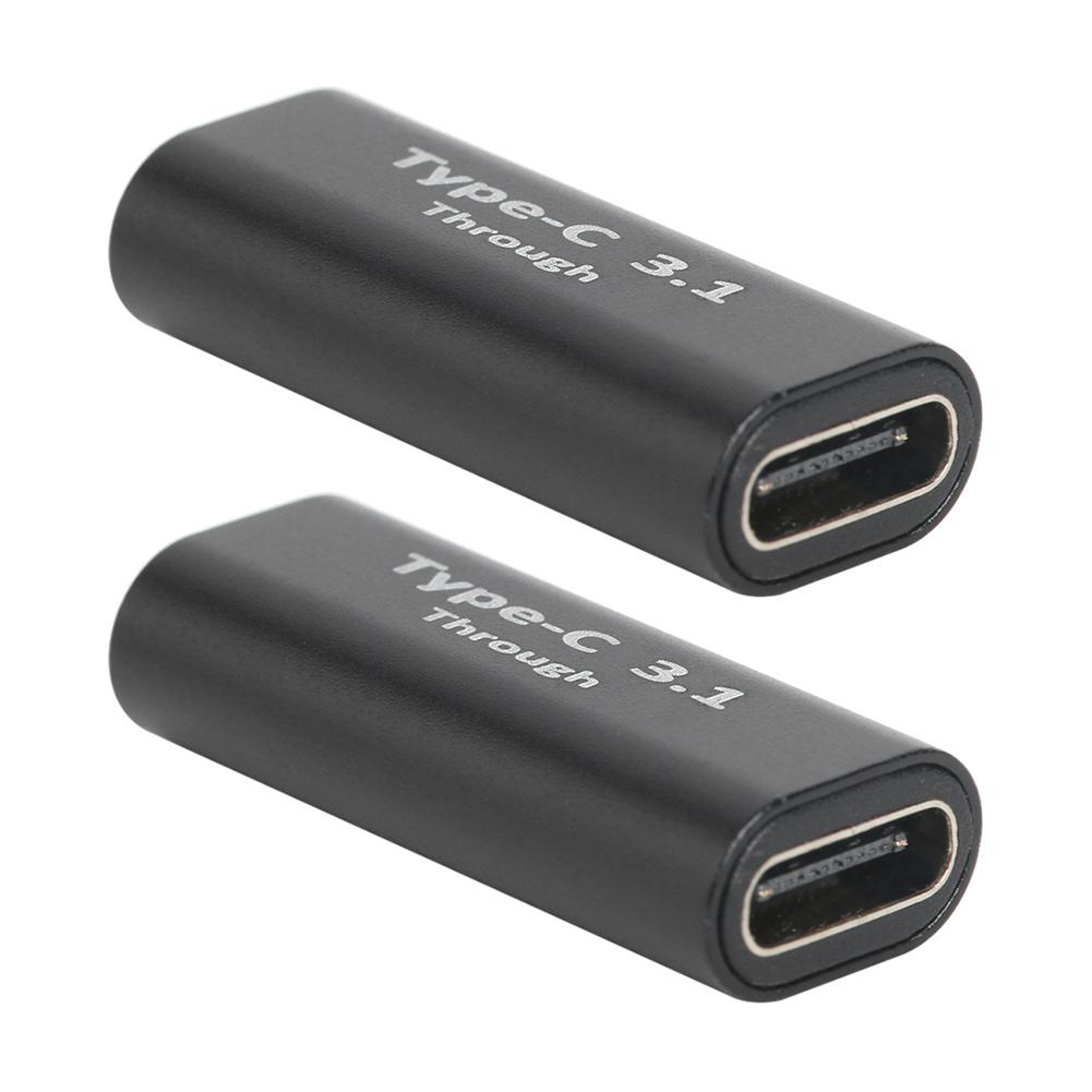 USB Type C to USB Type C Adapter PD Charging Data Sync Converter Gender Changer