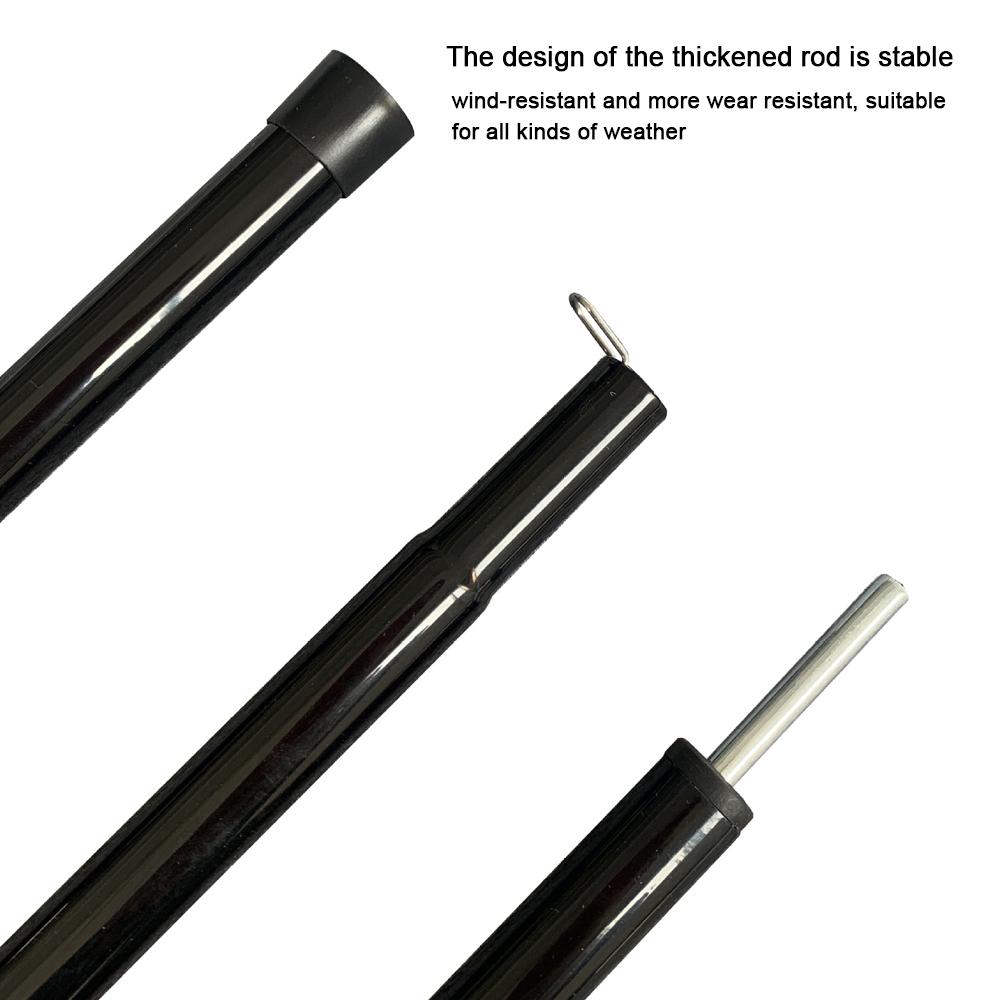 Тип соединения Палаточная опорная стойка Пляжный навес Стойки для навеса Утолщенная железная опорная стойка для навеса Аксессуары для кемпинга на открытом воздухе для