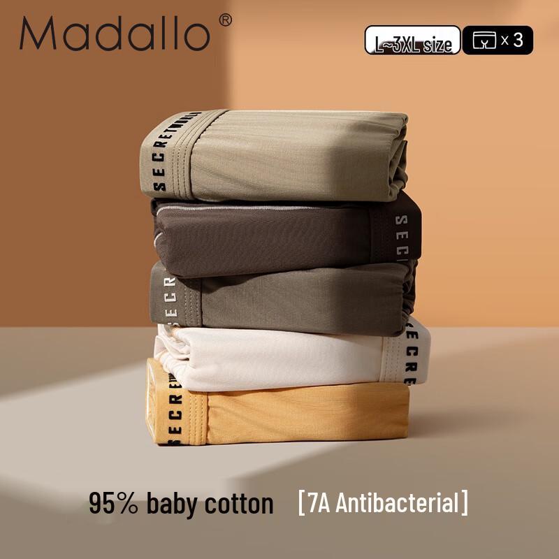 Мужские модальные хлопковые антибактериальные боксеры-слипы