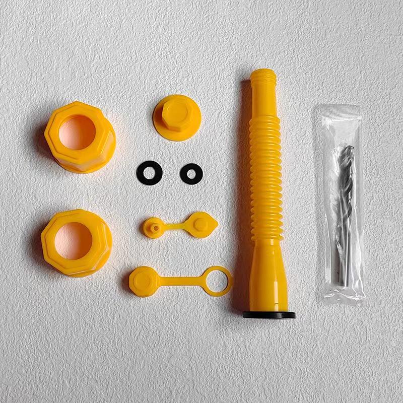 Труба с шестигранной гайкой и резьбой для топливного бака: Направляющая труба Пластиковая железная бочка Аксессуары для заливки масла