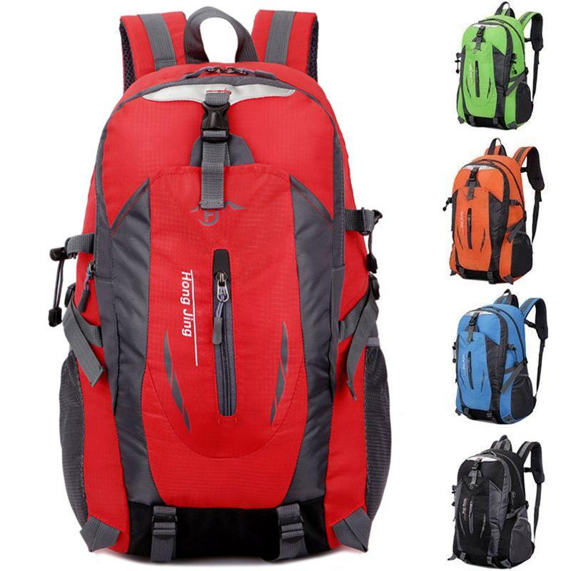 Large 40l Waterproof Travel Rucksack Outdoor Hiking Camping Backpack With Breathable Padded Straps