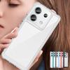 For Xiaomi Redmi Note 13 Pro 5G Case Cover Redmi Note 13 Pro Capas Shockproof Transparent Colour Clear Fundas Redmi Note 13 Pro
