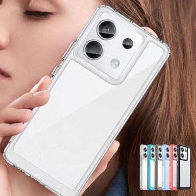 Для Xiaomi Redmi Note 13 Pro 5G Чехол Крышка Redmi Note 13 Pro Capas Противоударный Прозрачный Цвет Прозрачный Fundas Redmi Note 13 Pro