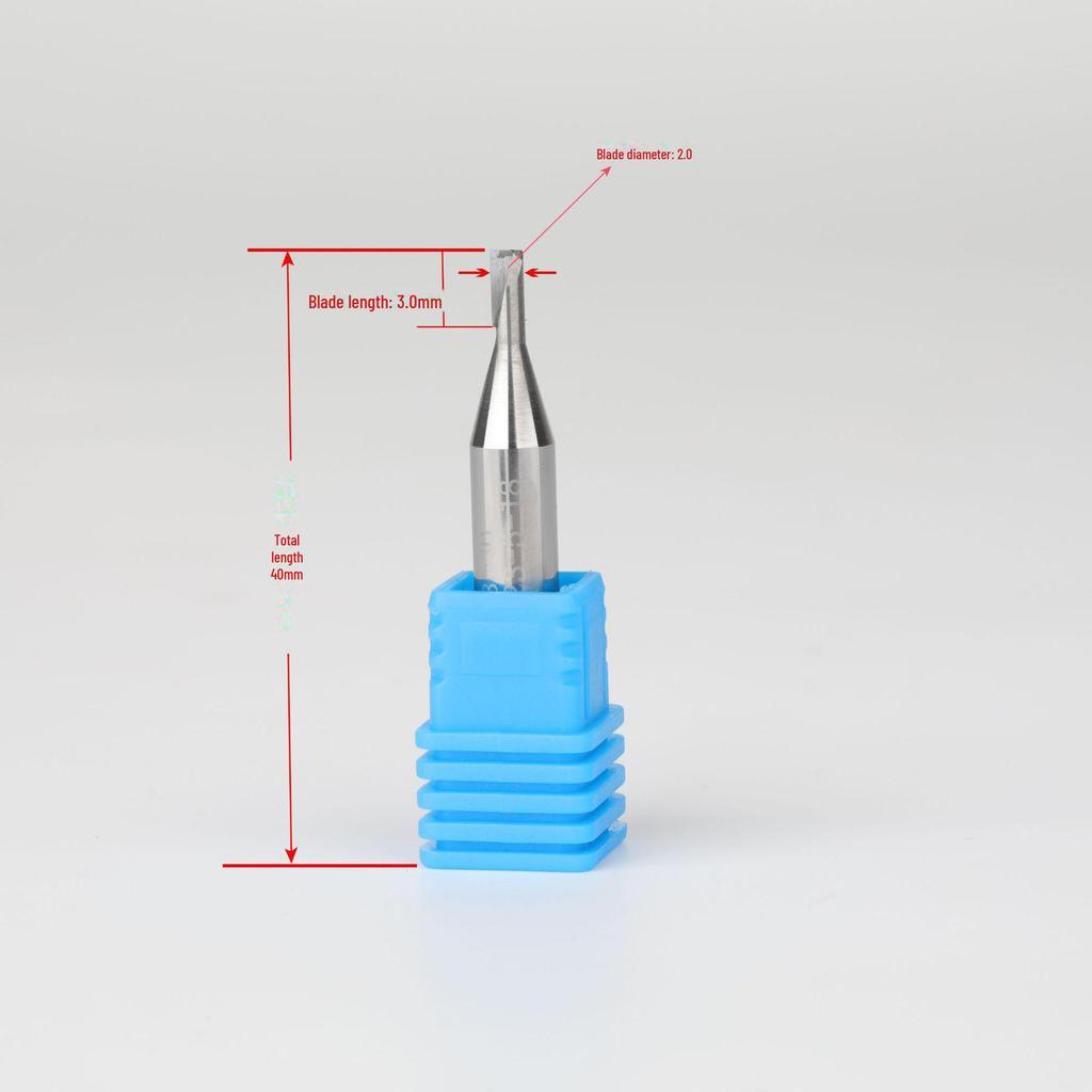 "Фреза PCD с одним лезвием, твердосплавная, для ЧПУ": 2x3x6D, 3x3x6D, 2.5x6x6D"