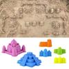 6Pcs Plastic Beach Toys Sand Toy Bathing Playing Sand Set For Children. Birthday Christmas Gifts For Kids