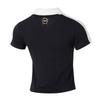 Puma Polo Shirt Short Sleeve Casual Breathable Sports Women Tops Black 629235-01