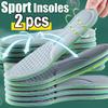1Pair Soft Memory Foam Insoles for Shoes Men Women Deodorant Absorb-Sweat Massage Sport Insole Feet Shoe Sole Running
