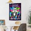 Christmas Nightmare Wall Decor Tapestry Art For Pet Memorial Birthdaywedding Party Backdrop Family Gift