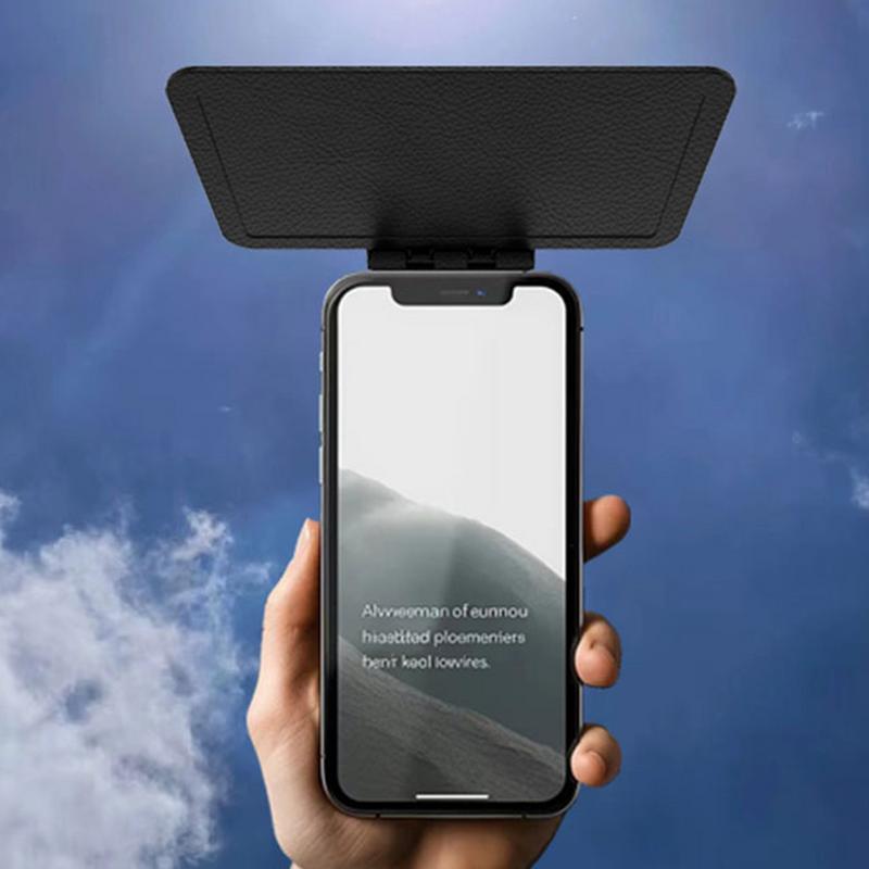 Phone Sun Shade for Car Anti-Glare Sun Shade for Phones Foldable Anti-Glare Sunshade for Cellphones Smartphone UV Protection