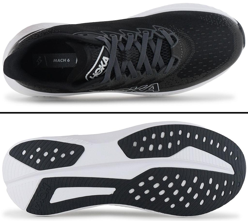 HOKA One One MACH 6 - Мужские кроссовки для бега Черные 1147790-BWHT ОРИГИНАЛ