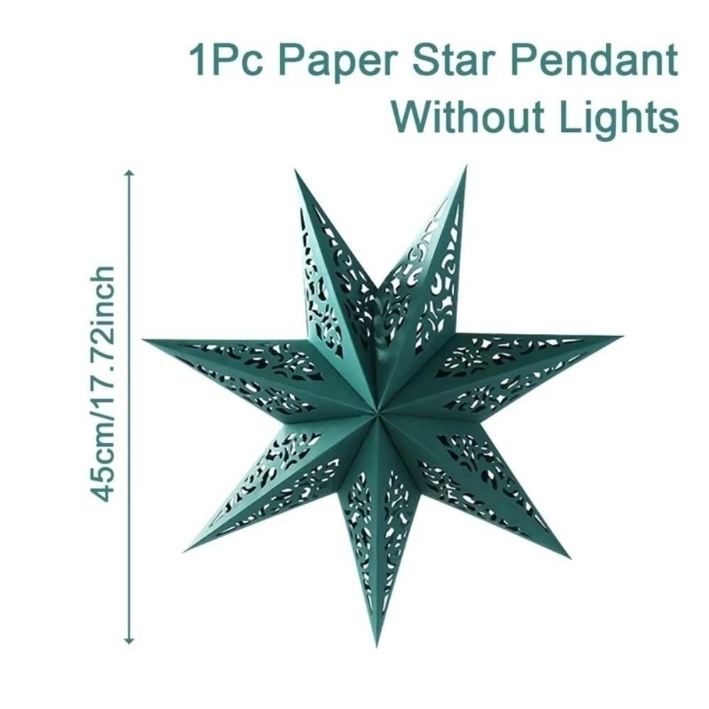 45cm Xmas Lampshade Hollow Out Lamp Cover New Year Decor Christmas Lantern  Islamic Celebration