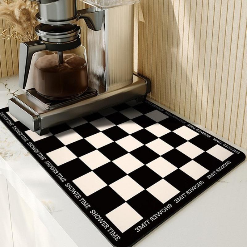 Большой кухонный супервпитывающий коврик для посуды, коврик для слива кофе, коврик для сушки, быстросохнущий коврик для слива ванной, кухонный кран, подставка для столовых приборов