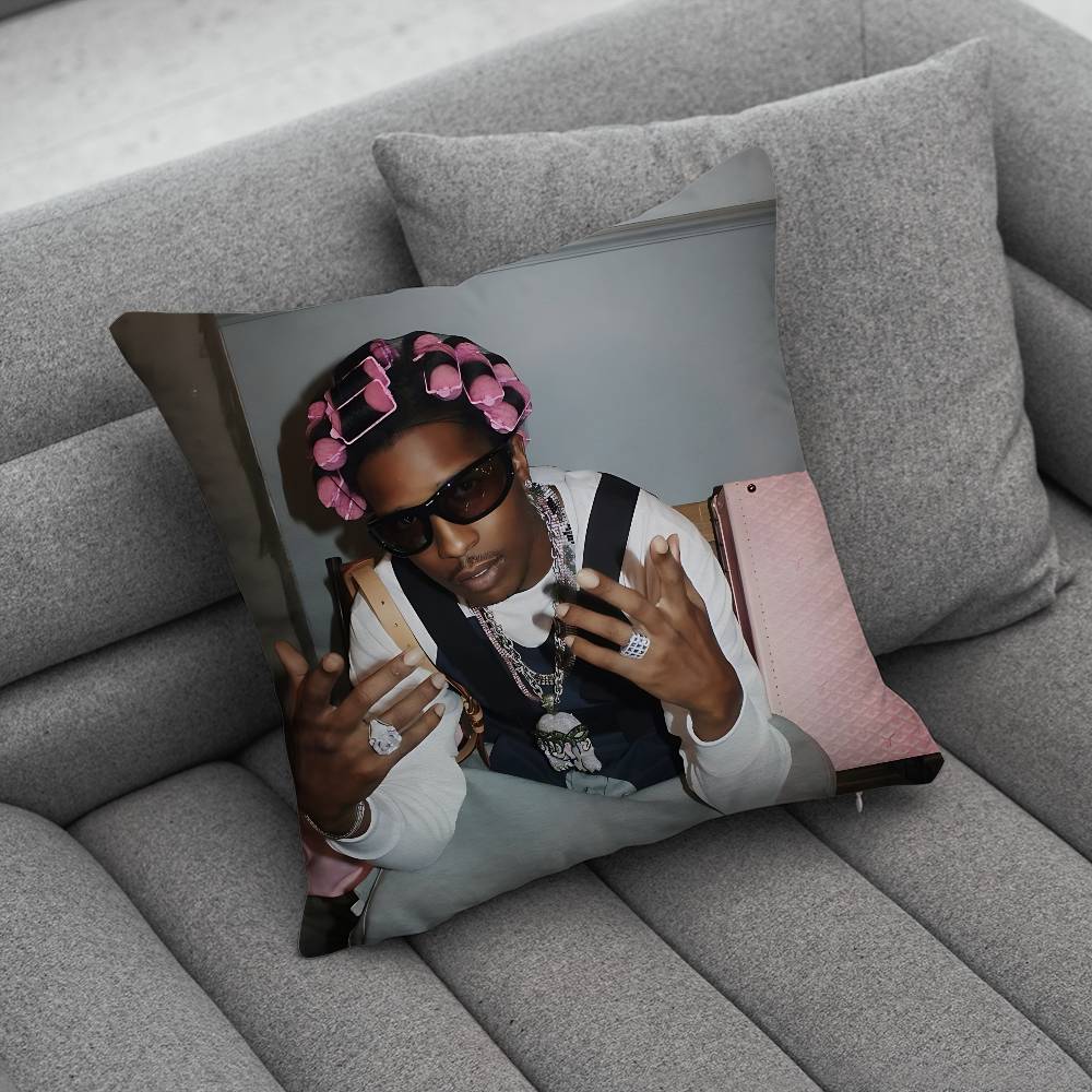 A ASAP Rocky Rapper Pillow Case Pillowcase Home Sofa Cushions Car Cushions Pillowcover Office Pillowshell Pillow