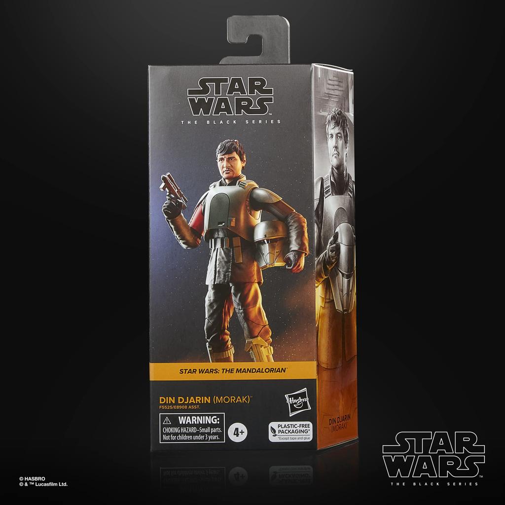 Star Wars Black Series Din Djarin (Morak) 6 Inch (15 Cm) Size Action Figure, for Ages 4 and Up F5525 Authentic