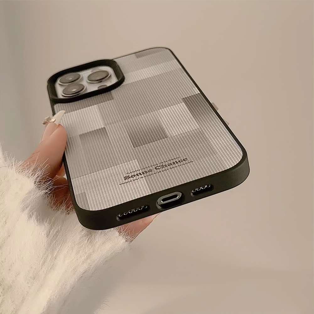 Модный минималистичный чехол для телефона для iPhone 15 14 13 12 11 Pro Max кожаный противоударный чехол из ТПУ