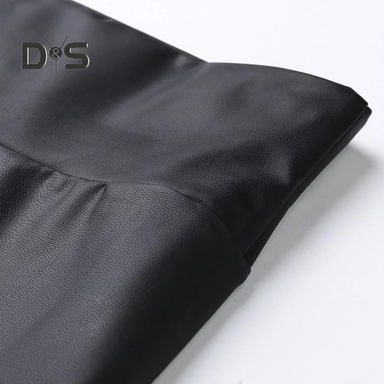 Женские брюки из искусственной кожи, эластичные, обтягивающие, с высокой талией, глянцевые, мягкие, дышащие, корректирующие фигуру, утягивающие живот, однотонные, для вечеринок в ночном клубе