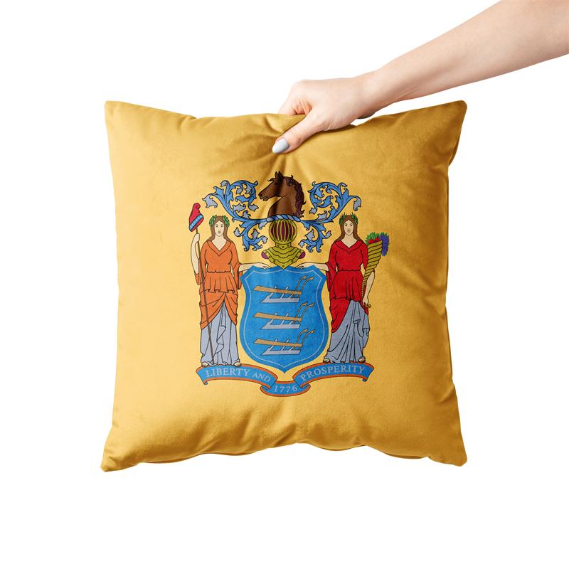 Aertemisi 18'' X 18'' New Jersey Square Throw Pillow Cushion Covers Cases Pillowcases For Sofa 45Cm X 45Cm