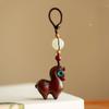 Zodiac Horse Key Chain Cartoon Chinese Style Key Ring Becoming Rich Bag Pendant  Car Key Chain
