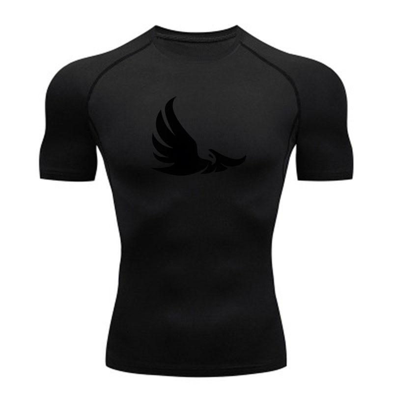 Men's Compression Fitness T-Shirt, Quick Dry Stretch Athleti