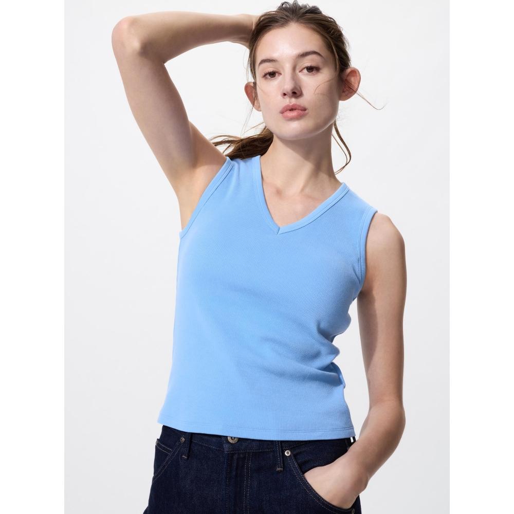 Uniqlo Японский топ-бра с V-образным вырезом