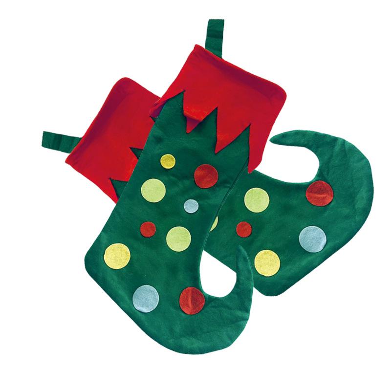 Christmas Elf Stockings: Festive Fireplace & Tree Ornaments, Creative Gift Socks & Holiday Decorations