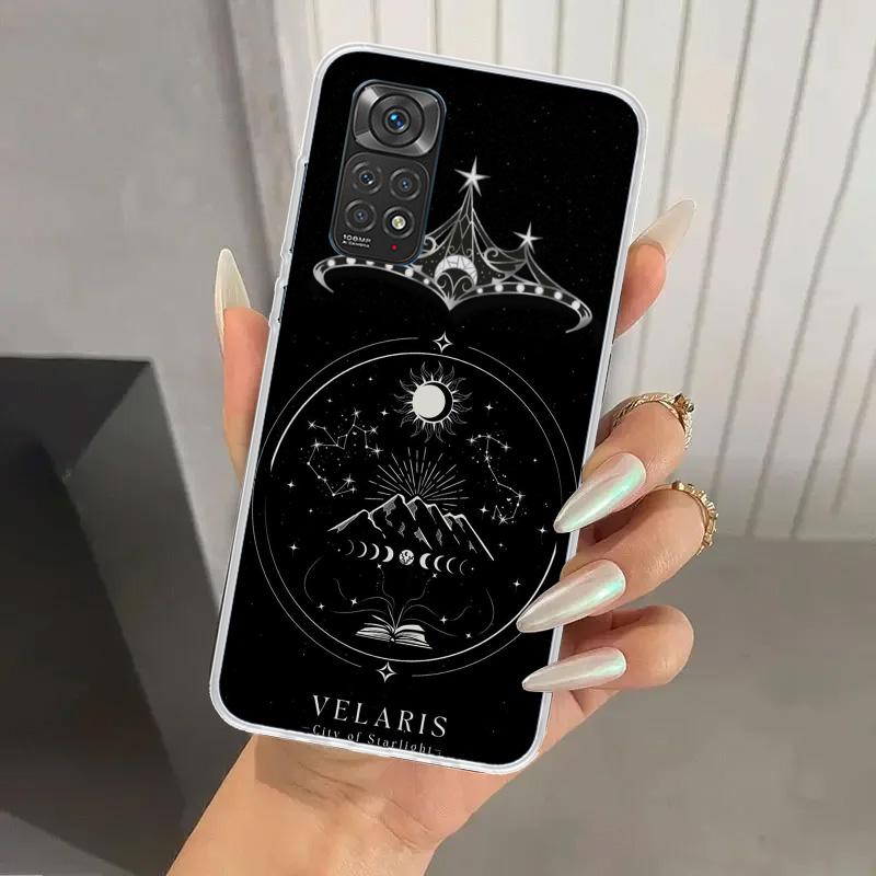Чехол для телефона A Court of Mist Fury Sarah J Maas для Xiaomi Redmi Note 15 14 14S 13 12S 12 Pro 11S 11 Plus 11T 11E 10S Мягкий Funda Pr