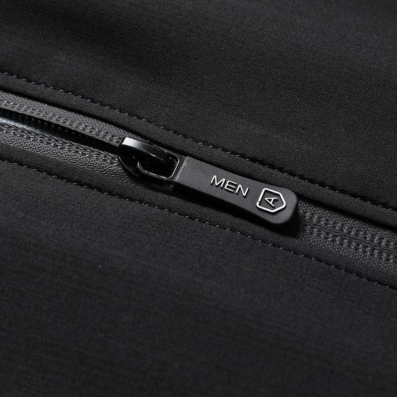 Весна и осень Новая мужская куртка с воротником-стойкой Повседневная куртка Деловая одежда для пап Куртка для среднего возраста