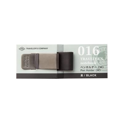 Держатель для ручек Traveler's Notebook M Black 016 Безопасный аксессуар для ручек для журналов