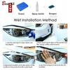 2 Pcs Car Headlight Protective Anti Scratch Film Transparent Black TPU Sticker For Honda HRV 2016 2017 2018 2019 2020 Accessory