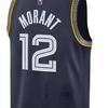 Nike Джерси NBA Memphis Grizzlies Morant City Edition Swingman, темно-синяя мужская уличная одежда DB4033-419
