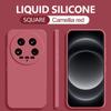 Для Mi 14 Ultra Case Square Liquid Silicone Camera Lens Protector Phone Cases For Xiaomi Xiaomi Mi 14 Mi14 Ultra 14Ultra Soft Cover