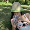 Spring Summer Beach Straw Cap Handmade Bucket Hat Korean Women's Straw Hat  Outdoor