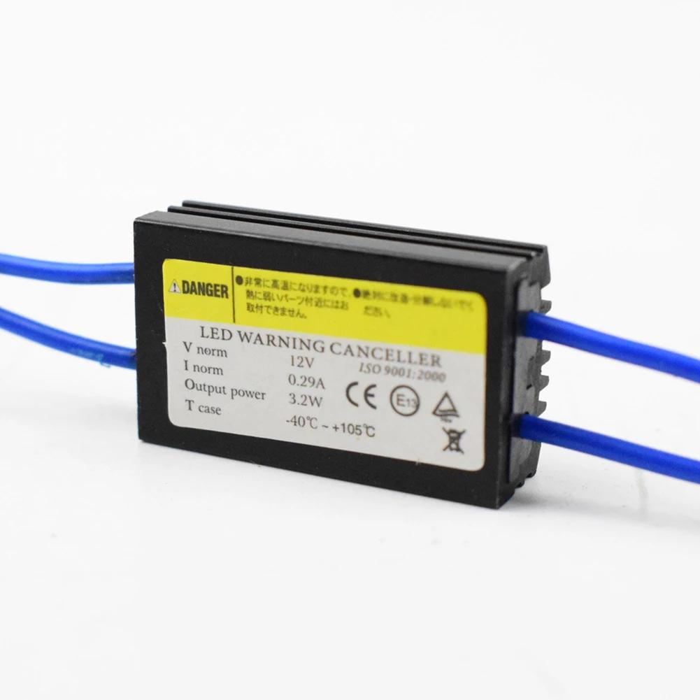 2pcs T10 Canbus Cable 12V LED Warning Canceller Decoder 501 T10 T15 W5W 194 Car Lights NO Error Canbus LED Load Resistor