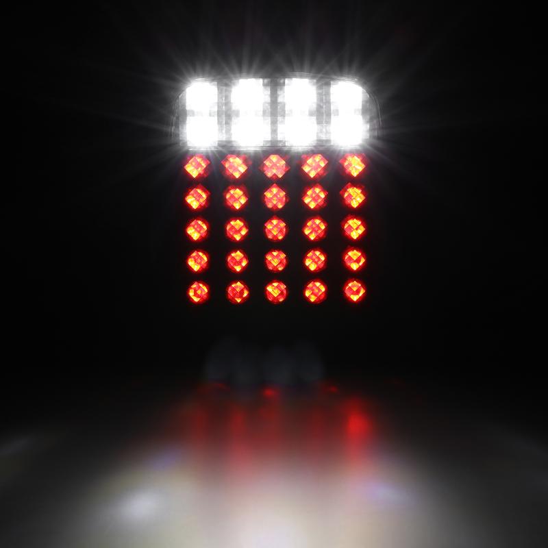 2 шт. универсальные светодиодные автомобильные задние фонари, задние тормозные огни, поворотники, стоп-сигналы, задний ход для Jeep Wrangler TJ CJ JK, грузовика, прицепа, лодки, автофургона