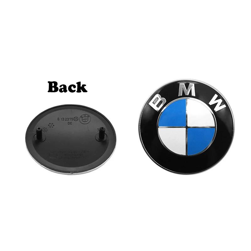 ta122Pcs 74mm 82mm Car Hood Emblem Front Bonnet Logo Trunk Badge Accessories For BMW E90 E46 F10 F30 E87 F20 G20 E60 E61 F25 E36 X3