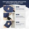Reusable Nylon Gel Knee Pack for Hot/Cold Therapy, Easing Discomfort and Aiding Foot Relaxation