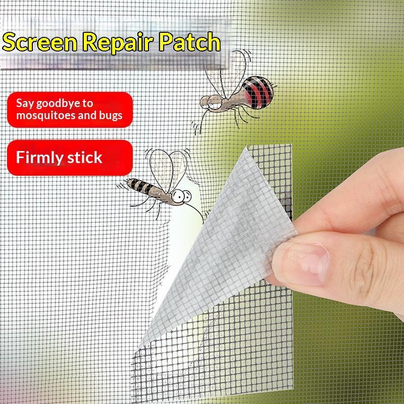 2M Window Screen Repair Tape With Strong Self Adhesive For Home Window Door Mesh Hole Fixing Anti Mosquito And Insects