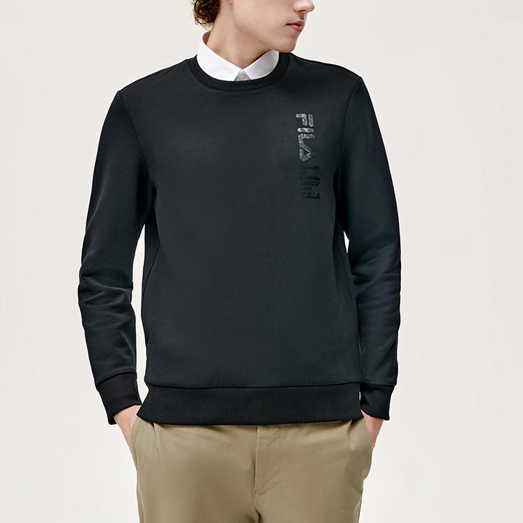 Fila Логотип Свитшот Мужской свитшоты Черный F11M147205FBK