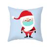 Christmas Pillow Case Cartoon Vent Mask Santa Claus Series Printed Sofa Cushion Pillow Case Home