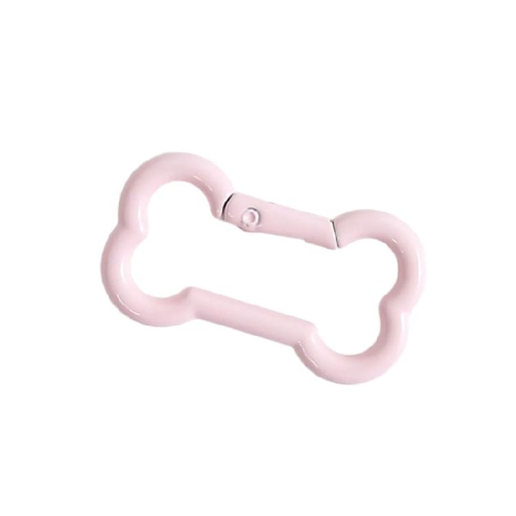 Брелок-брелок из цинкового сплава в форме кости Декорация Пружинный замок Доступен в 6 игривых цветовых вариантах