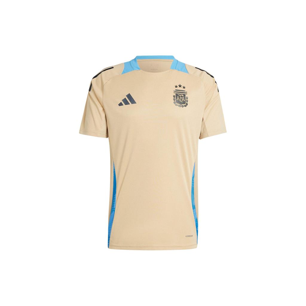 Adidas Мужские футбольные майки с цветными блоками Tiro 24 Argentina Crest, желтые IQ0816