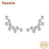 Tancise 925 Sterling Silver Zircon Earrings Drop Earrings For Women Wedding Party Gifts