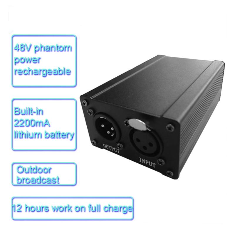 Многоцелевой конденсаторный микрофон GAZ-PS02 Professional 48V Power для стерео USB звуковой карты