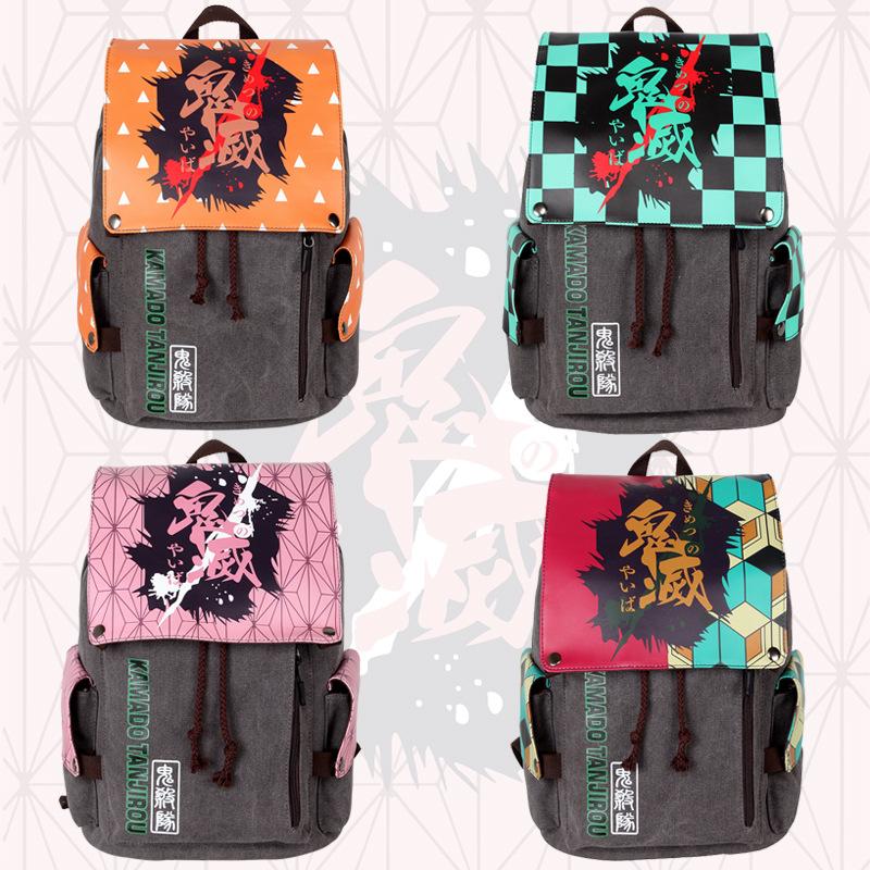 Anime Demon Slayer Messenger Bag ONE PIECE School Bag Backpack