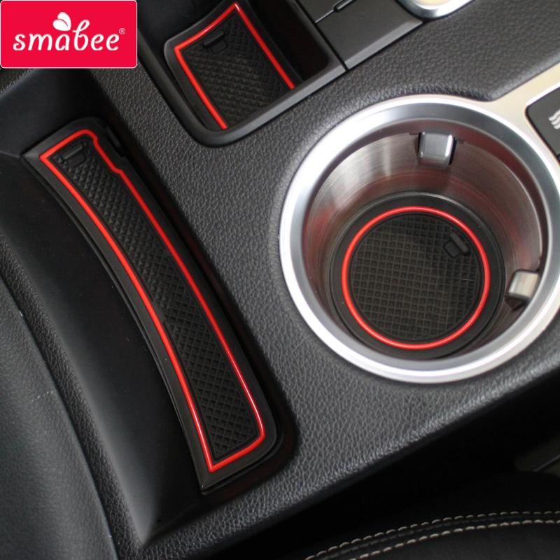 Smabee Нескользящий коврик для слотов дверей для KIA SPORTAGE QL 2016 2017 2018 QL 4-е поколение Аксессуары Резиновые подстаканники Нескользящие коврики