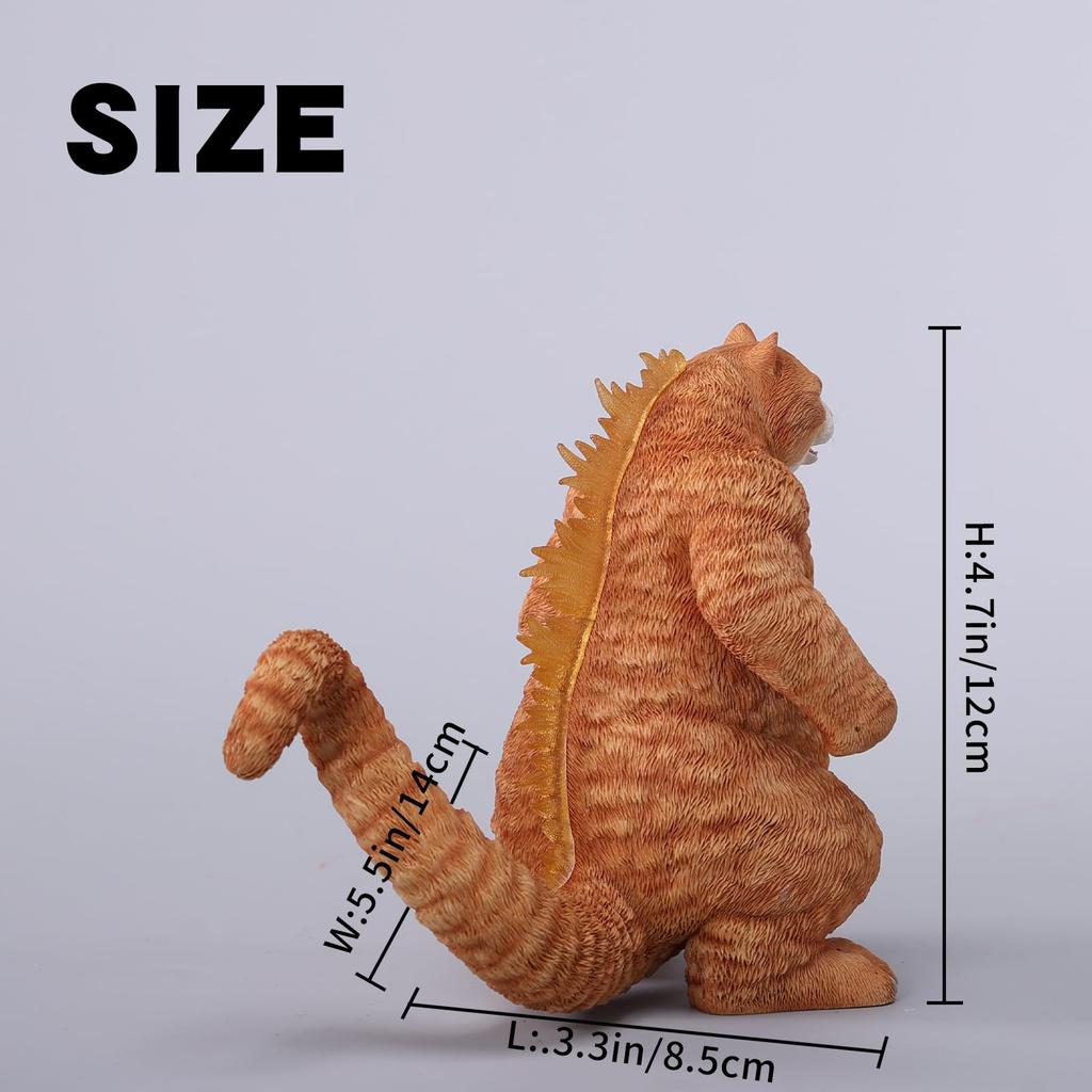 JXK Годзи Нян Прочный полирезин с замысловатыми деталями Забавный подарок кошке Домашний питомец