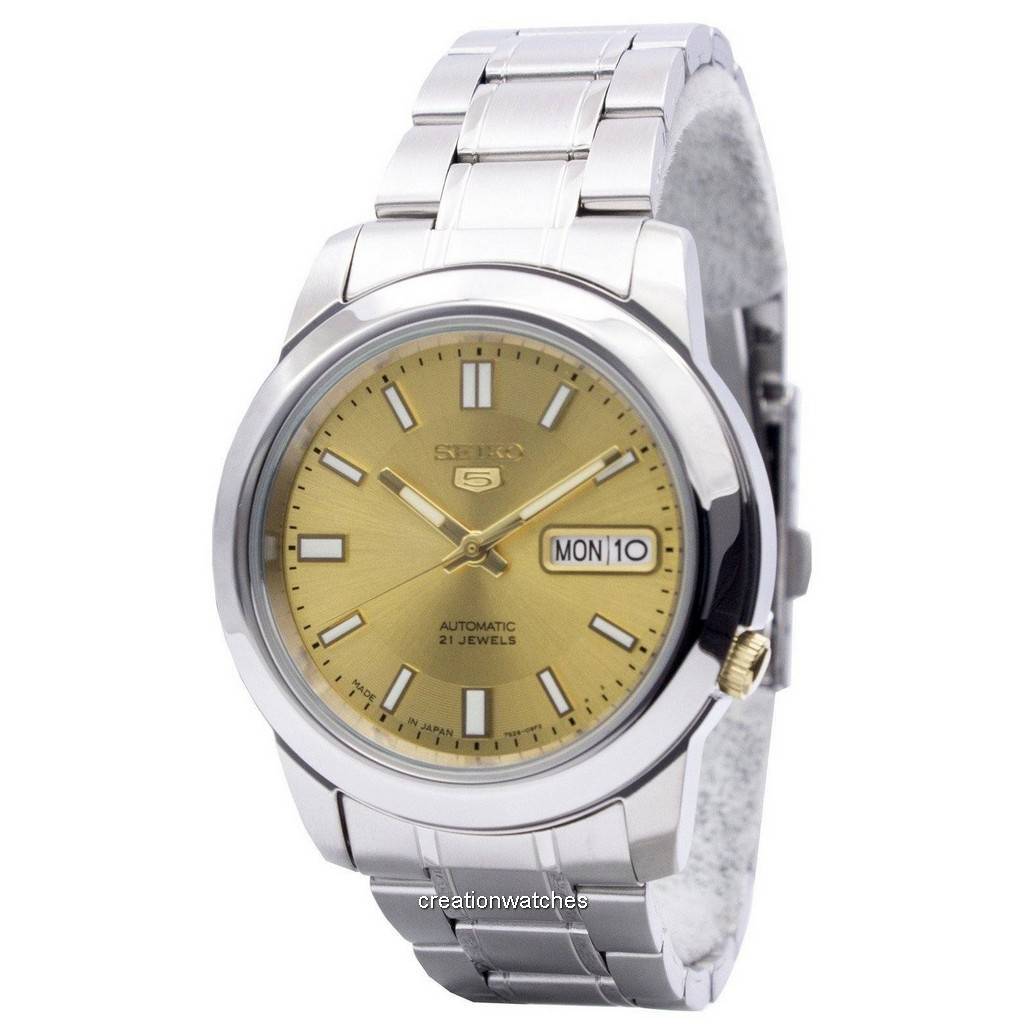 Seiko 5 автоматических мужских часов с 21 камнем японского производства SNKK13J1
