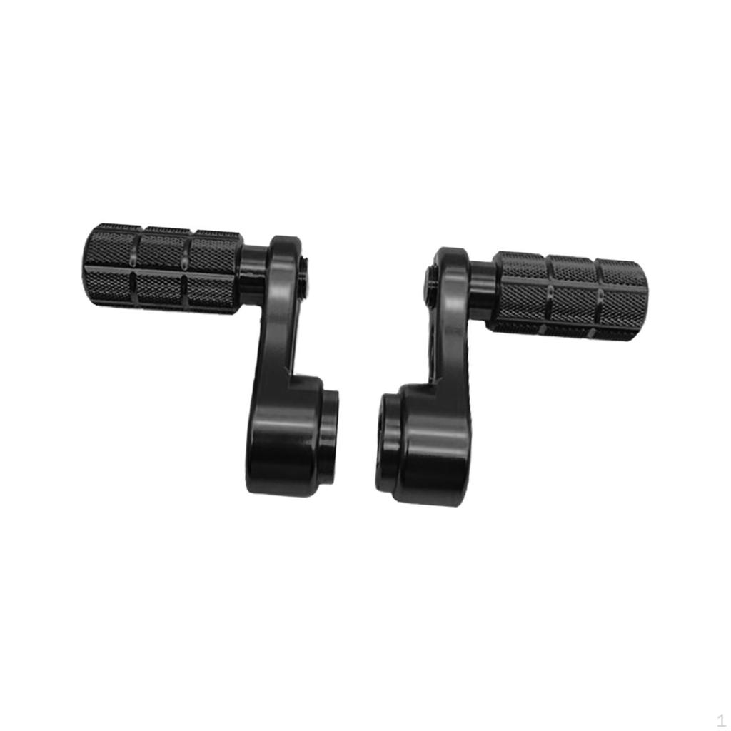 2 Pieces Foot Rest Pegs Pedals ,Motorcycle Accessories Repair ,Spare Parts, CNC Bike Scooter Pedal