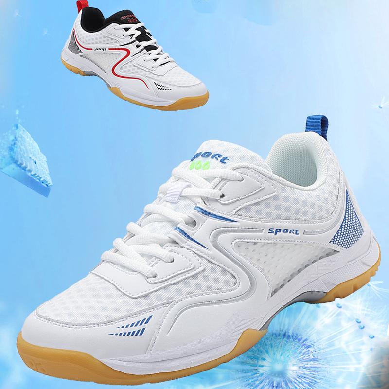 Летние мужские/женские сетчатые дышащие ультралегкие табуретки для бадминтона, теннисные туфли для гольфа, мужские туфли для настольного тенниса